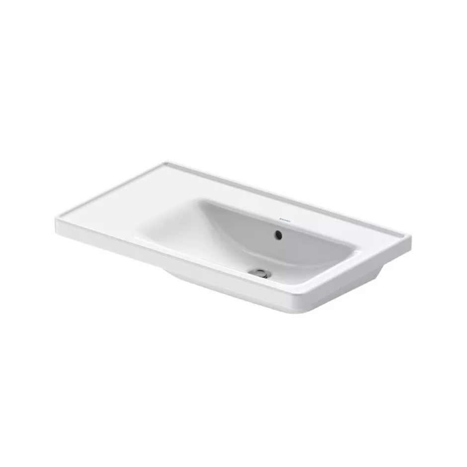 Duravit D-Neo Umywalka meblowa asymetryczna prawa 80x48 cm biały - 829702_O1