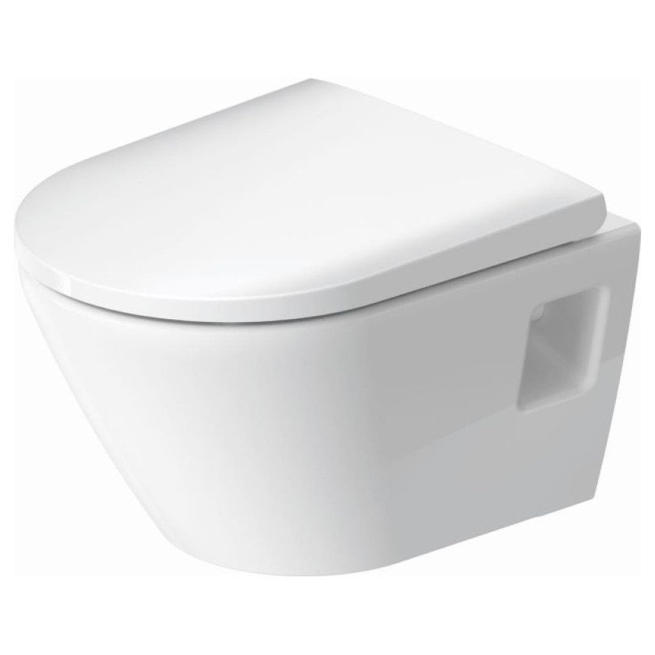 Duravit D-Neo Miska toaletowa wisząca Compact 37x48 cm HygieneGlaze biały - 829714_O1