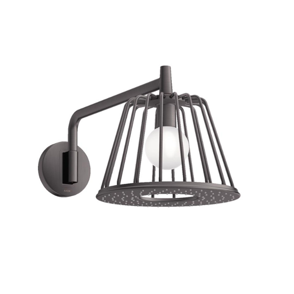 Axor LampShower/Nendo LampShower 275 1jet z ramieniem prysznicowym czarny chrom szczotkowany - 821417_O1