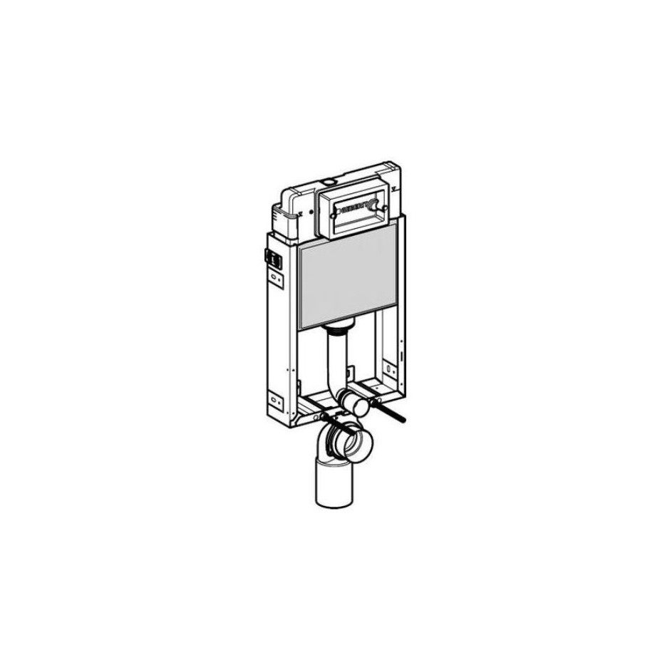Geberit Kombifix Delta - element montażowy do WC, UP100, Delta, H108