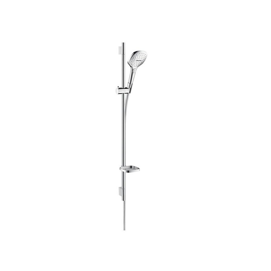Hansgrohe Raindance Select E Zestaw prysznicowy 120 EcoSmart / Unica`S Puro 0,90 m DN15 biały/chrom - 458699_O1
