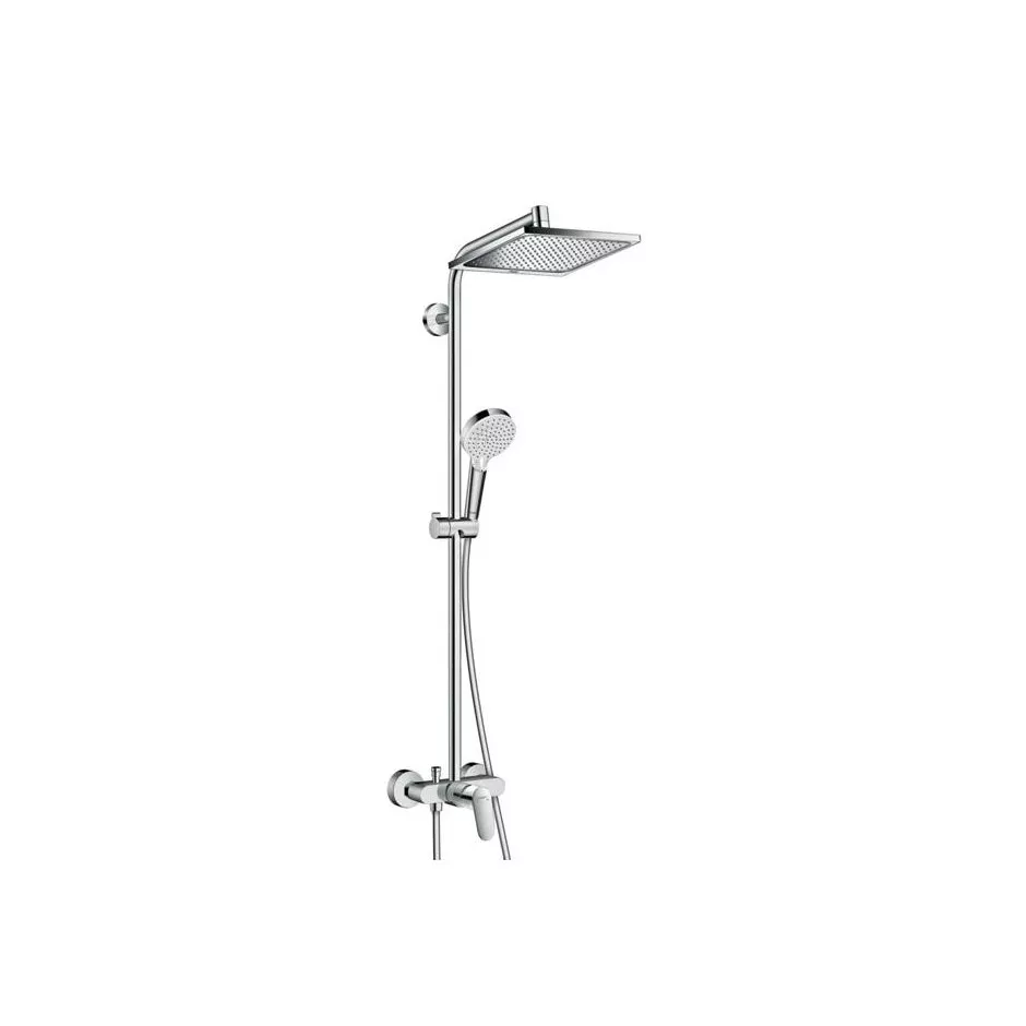 Hansgrohe Crometta 240 Komplet prysznicowy z deszczownicą Crometta E 240 1jet z baterią jednouchwytową - 689017_O1