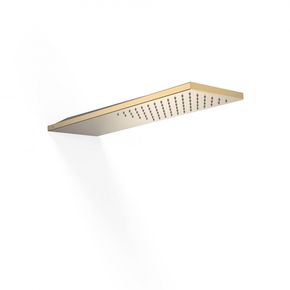 Tres Natrysk ścienny ze stali nierdzewnej 160x550 mm Matowe złoto 24K - 825851_O1