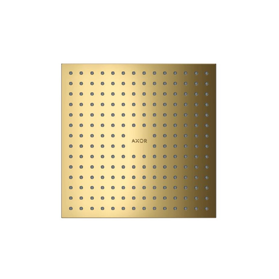 Axor ShowerSolutions Głowica prysznicowa sufitowa kwadratowa 1jet 25x25 cm złoty optyczny polerowany - 844316_O1