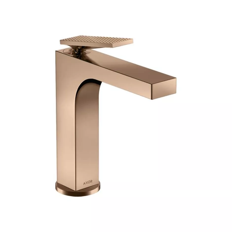 Axor Citterio Bateria umywalkowa 160 szlif diamentowy czerwone złoto - 858156_O1