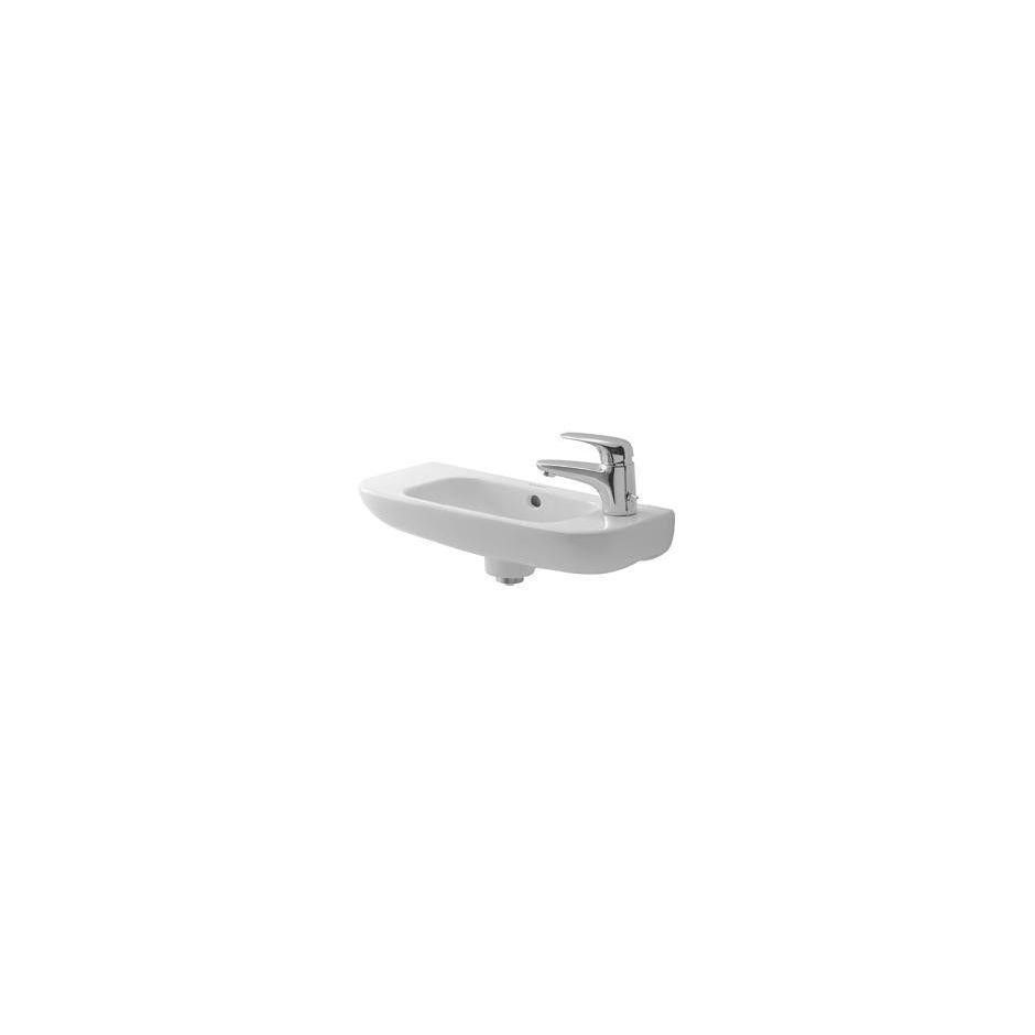 Duravit D-Code Umywalka mała wisząca 50x22 do małej łazienki biała