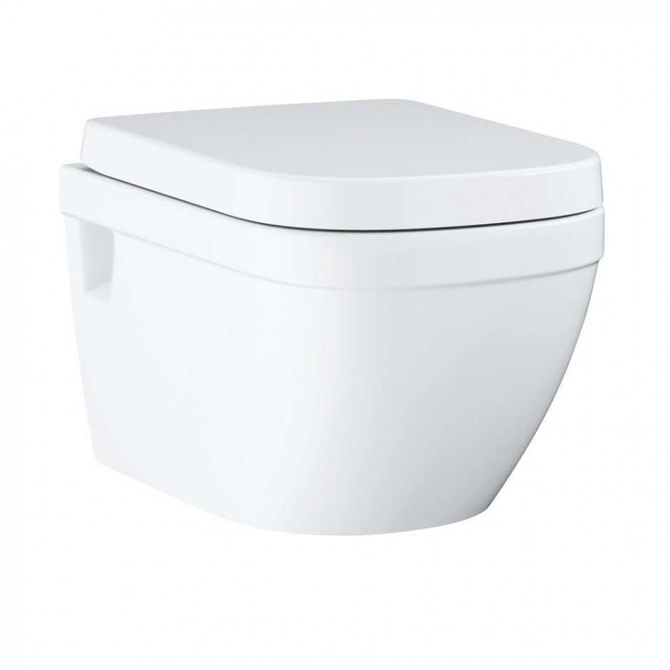 Grohe Euro Ceramic Miska WC wisząca + deska w/o biała - 798432_O1