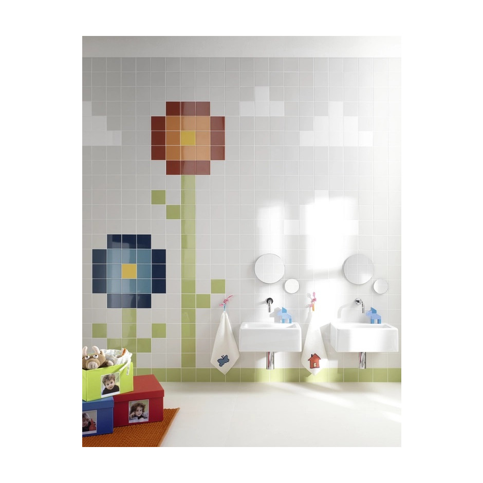 Marazzi SistemC Citta bianco 10x10- Płytka cerami.podst. szkliwiona nat.