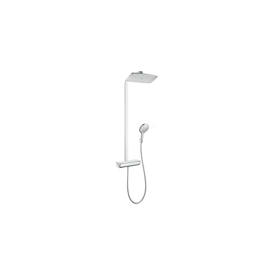 Hansgrohe Raindance Select Zestaw prysznicowy z deszczownicą 360 DN15 biały/chrom
