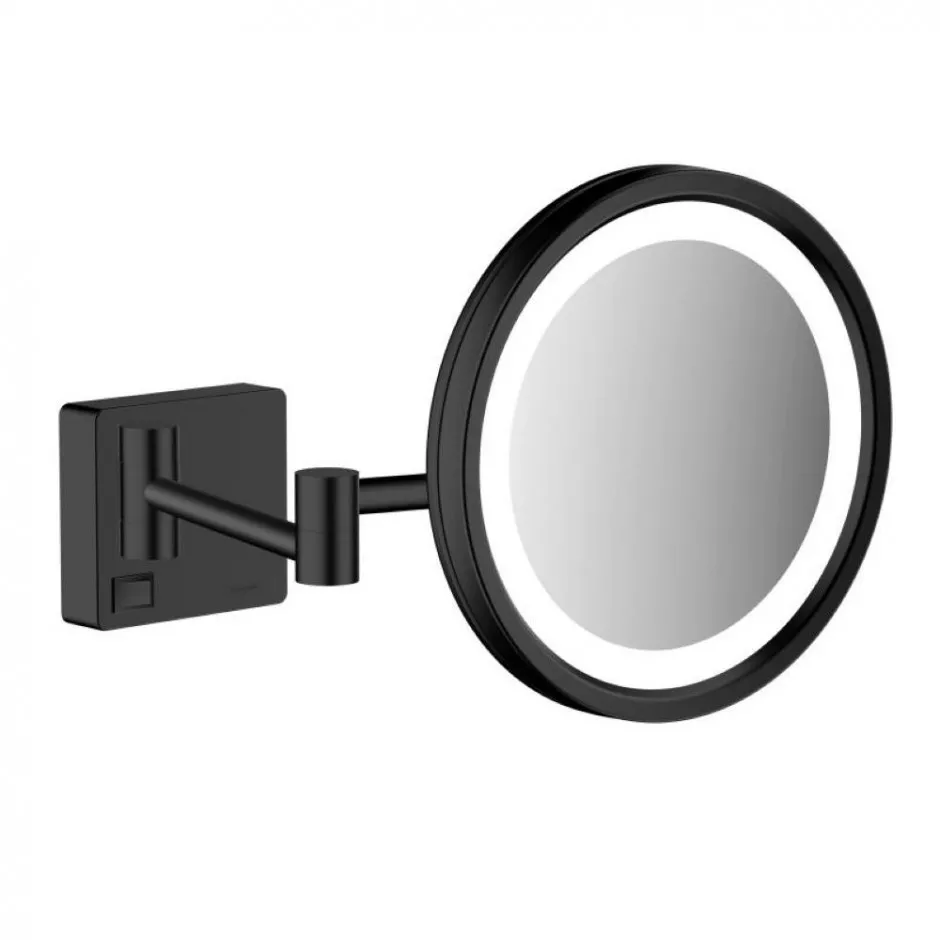 Hansgrohe AddStoris Lusterko kosmetyczne z oświetleniem LED czarny matowy - 828841_O1