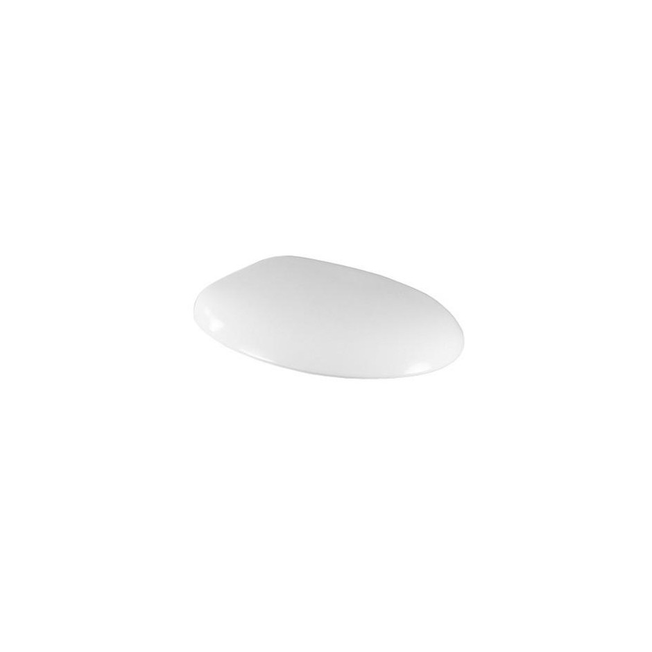 Villeroy & Boch Pure Stone Deska do WC z zawiasami ze stali szlachetnej 45,5x41,9 biała Ceramicplus