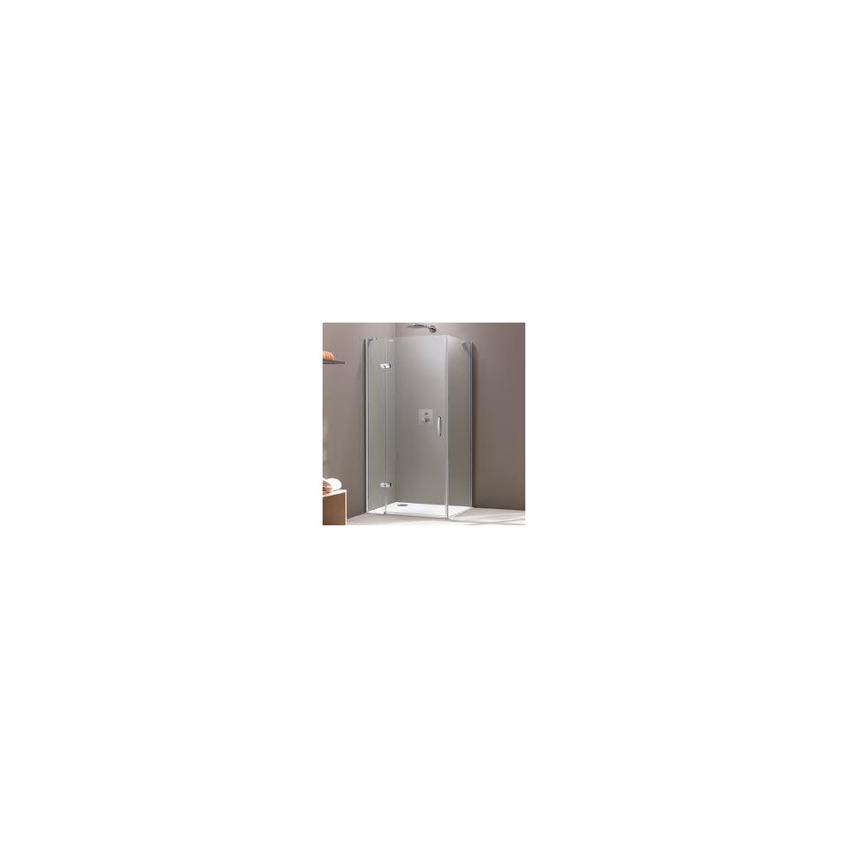 Huppe Aura Elegance 4-kąt, ścianka boczna szer.700mm, wys.1900mm, szkło przezroczyste Anti-Plaque