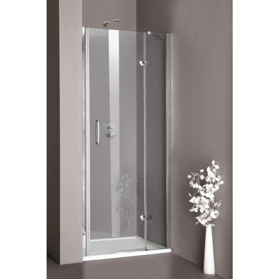 Huppe 501 Design Drzwi prysznicowe do wnęki/kabiny 85x190 chrom eloxal