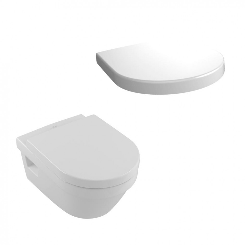 Villeroy & Boch Architectura Miska WC wiąca z deską Weiss Alpin CeramicPlus