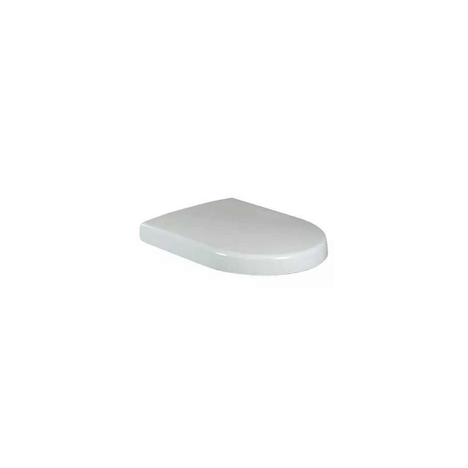 Villeroy & Boch Subway deska WC sedesowa Compact w/o QuickRelease zawiasy stal Weiss Alpin