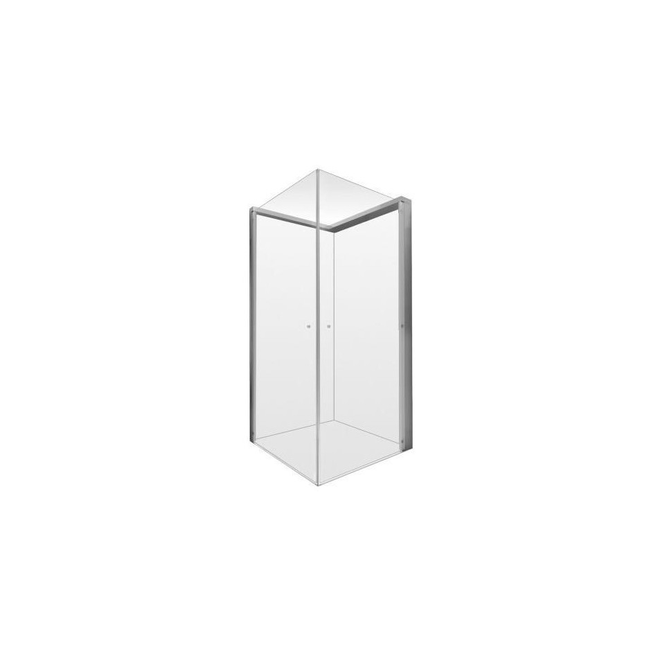Duravit OpenSpace składana kabina prysznicowa narożna prawa szkło lustrzane