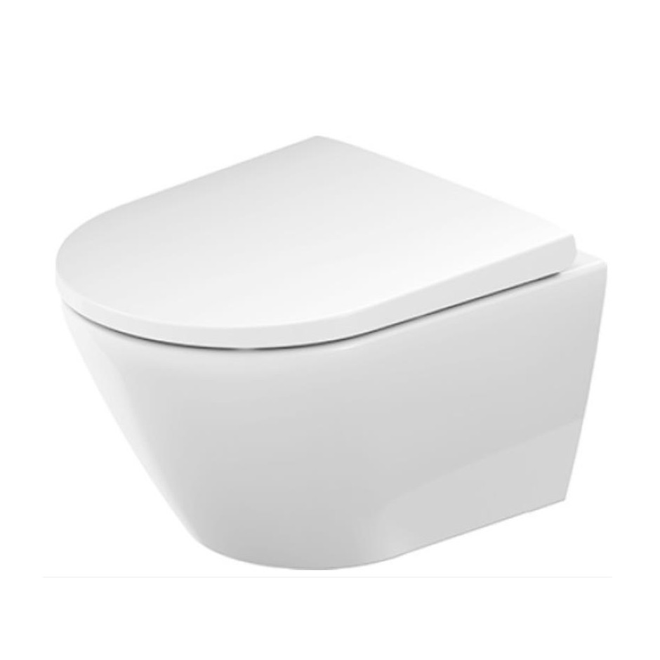 Duravit D-Neo zestaw miska WC wisząca 48 cm + deska W/O biały - 840884_O1