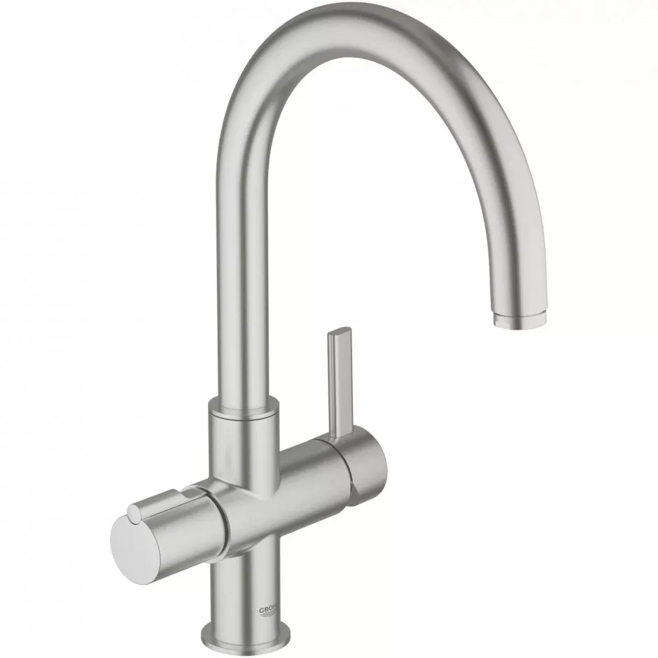Grohe Red bateria kuchenna zlewozmywakowa do bojlera i filtra steel