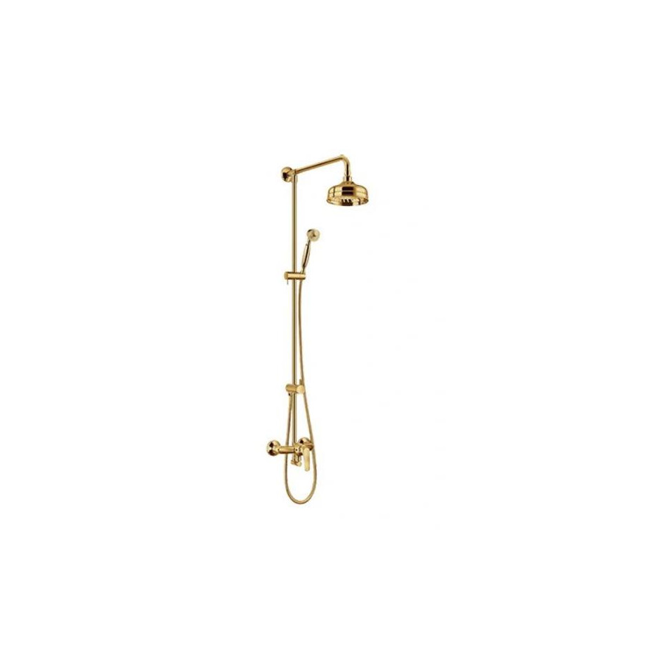 Kerasan Retro zestaw prysznicowy drążek 156 cm 1S złoto