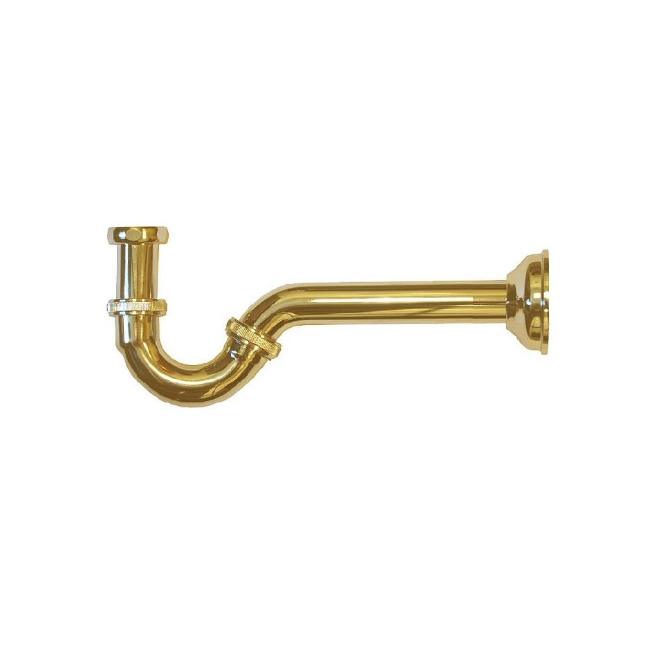 Kerasan Retro syfon umywalkowy Złoty