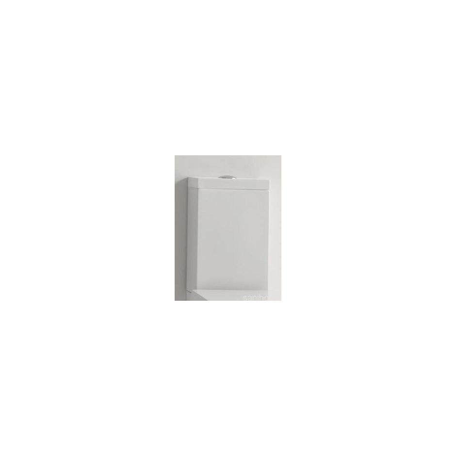 Kerasan Flo spłuczka kompaktowa 45x36 biały