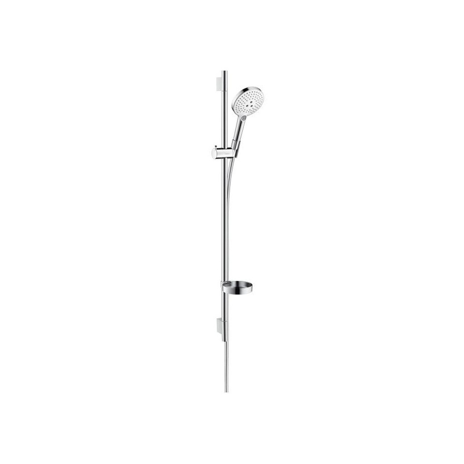Hansgrohe Raindance Select S Zestaw prysznicowy 120 3S EcoSmart 9l/min Unica’S Puro 0,90 m biały/chrom
