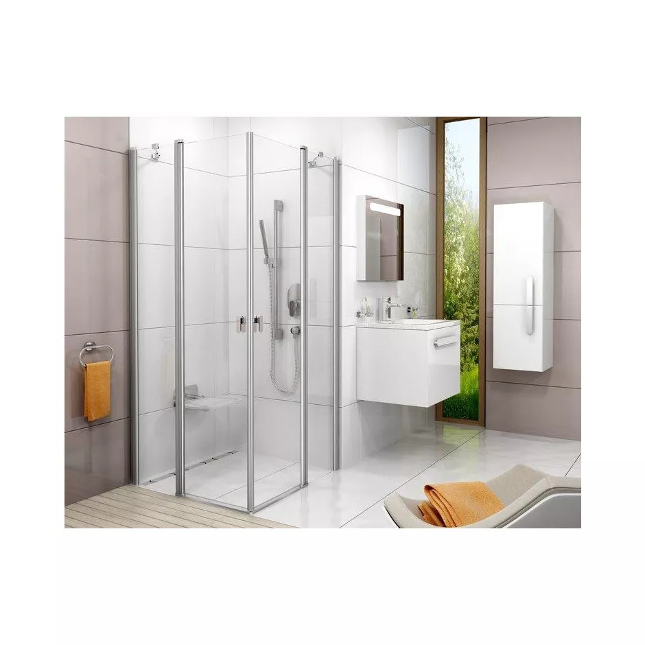 Ravak Chrome kabina prysznicowa CRV2-100 satyna transparent