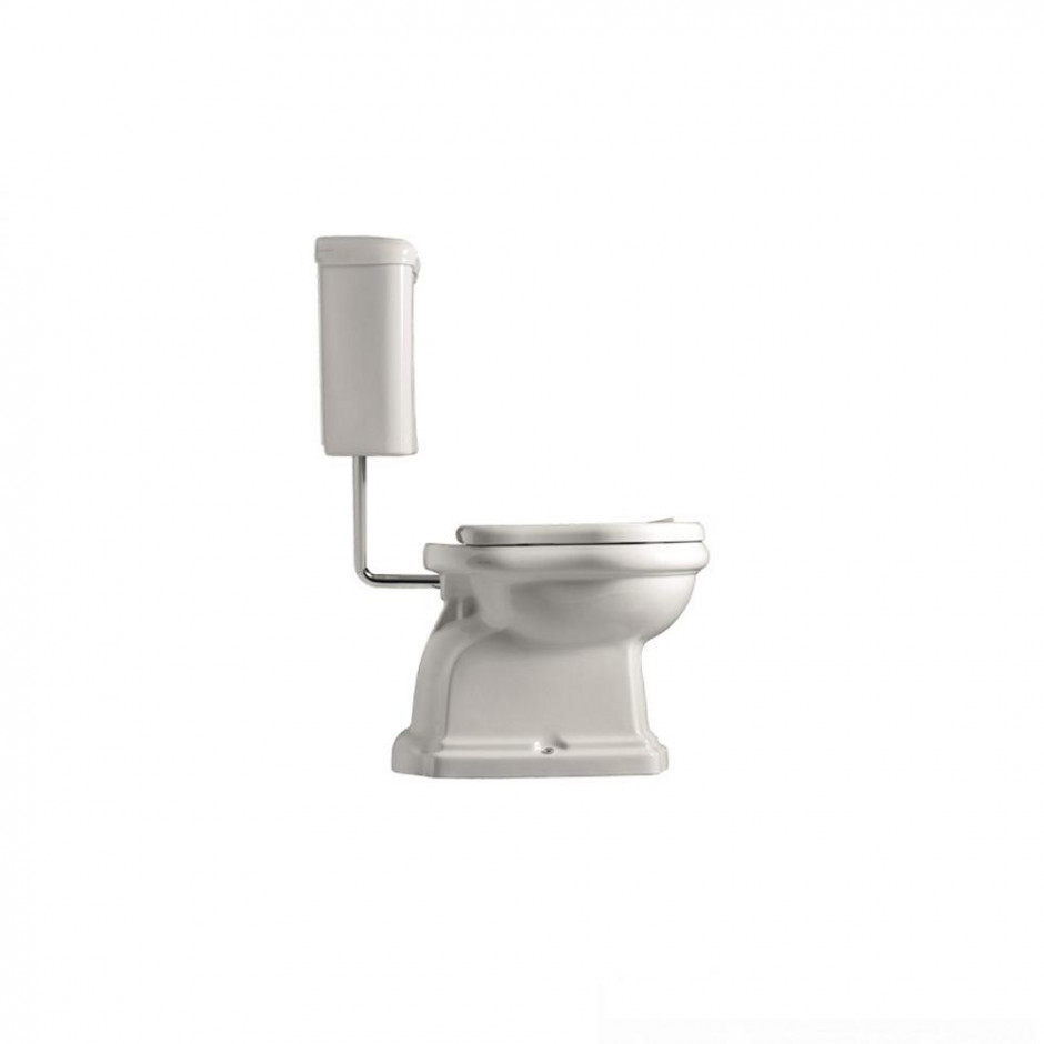 Kerasan Retro kompletny kompakt WC, miska stojąca odpływ pion ze zbiornikiem dolnopłuk (101001 +757190 +1082 +751390 +109001)