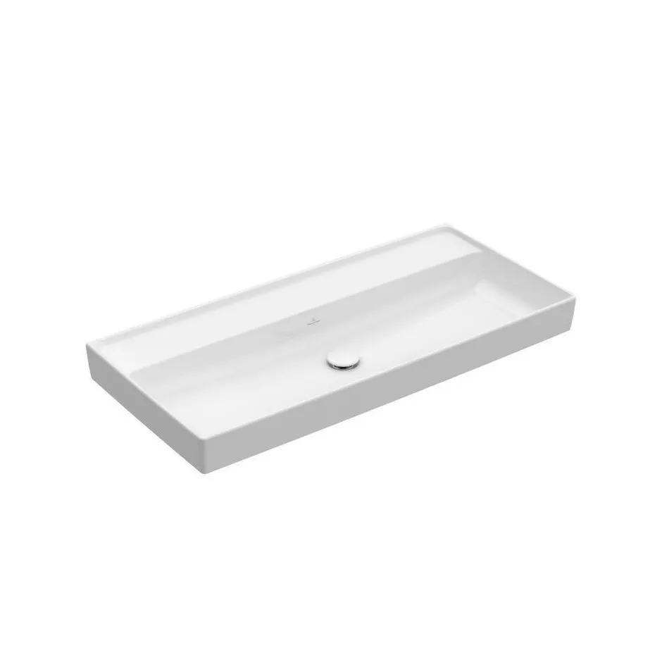 Villeroy & Boch Collaro Umywalka ścienna/meblowa prostokątna 100x47 cm biały - 820355_O1