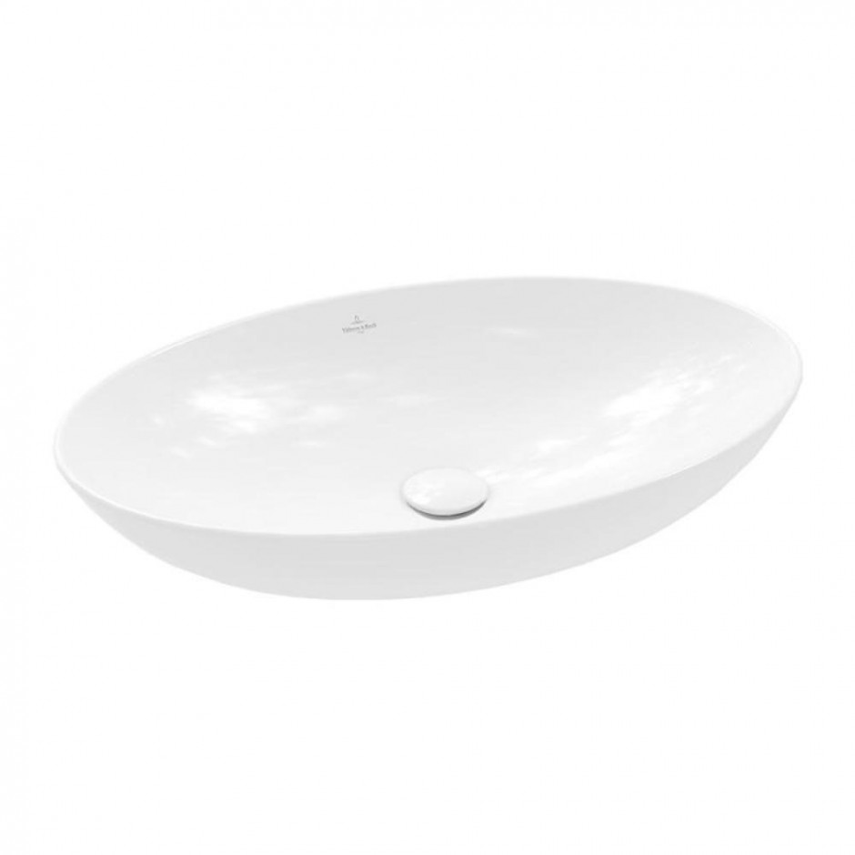 Villeroy & Boch Loop & Friends Umywalka stojąca na blacie 620 x 420 mm Weiss Alpin - 828212_O1