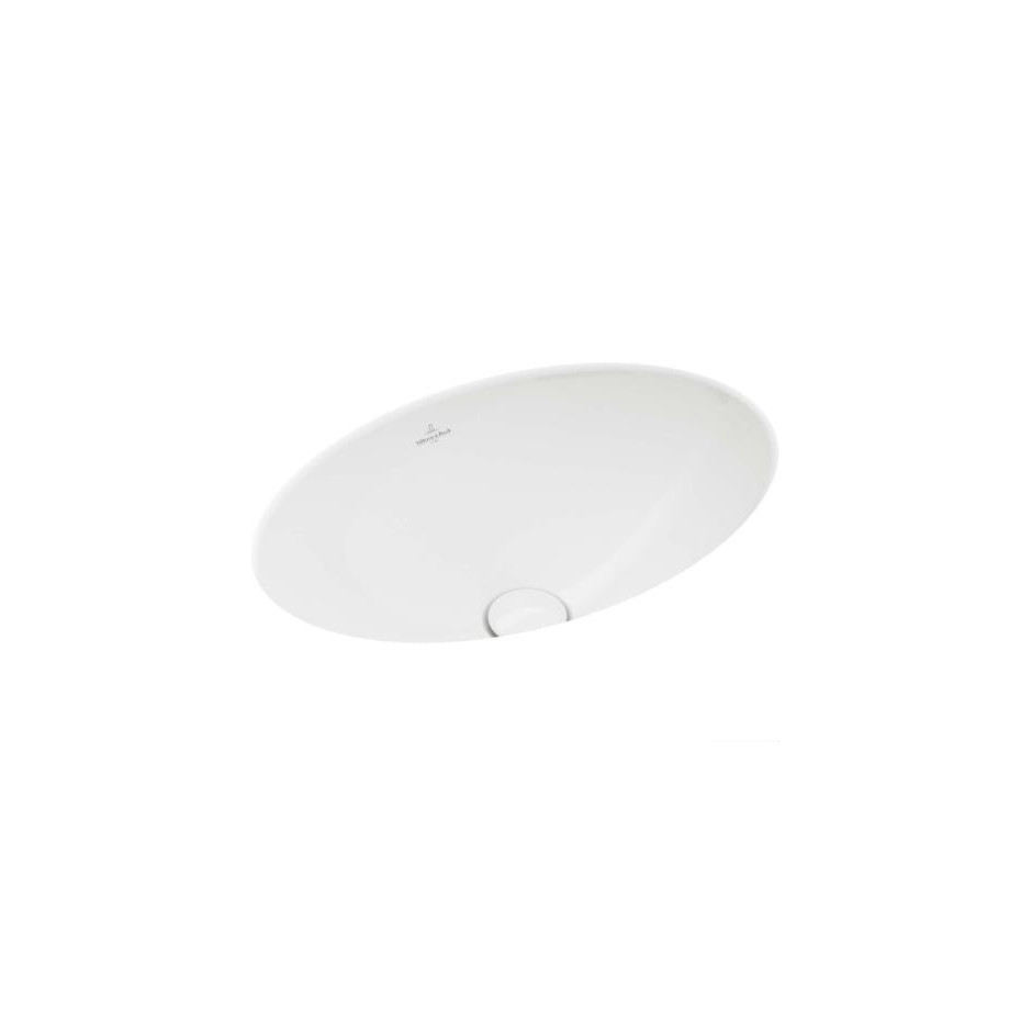 Villeroy & Boch Loop & Friends Umywalka podblatowa 56x38 cm Stone White CeramicPlus - 846612_O1
