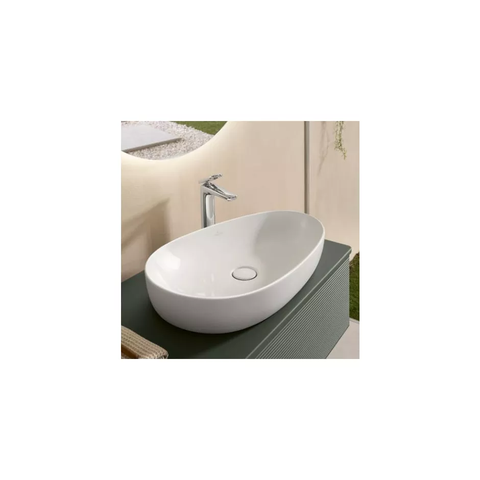 Villeroy & Boch Antao Umywalka stojąca na blacie 650 x 400 mm Weiss Alpin CeramicPlus - 900579_O1