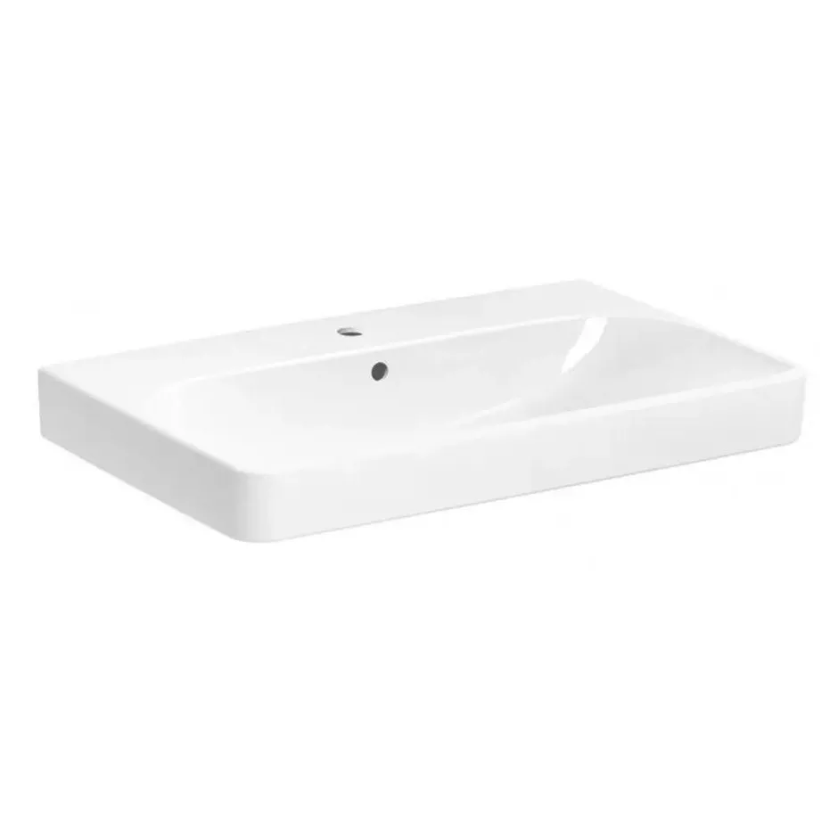 Geberit Smyle Square Umywalka 75x48 cm z przelewem - 880834_O1
