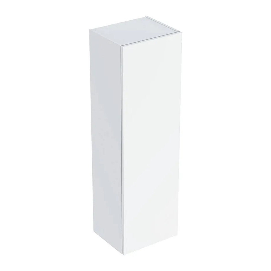 Geberit Smyle Square Szafka boczna średnia, B36cm, H118cm, T29.9cm, z jednymi drzwiami, biały