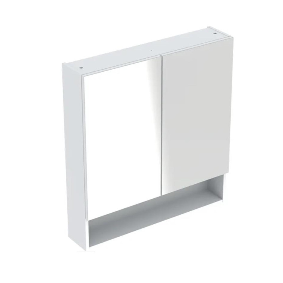 Geberit Selnova Square Szafka z lustrem 60cm, 1 drzwi kolor biały - 881001_O1