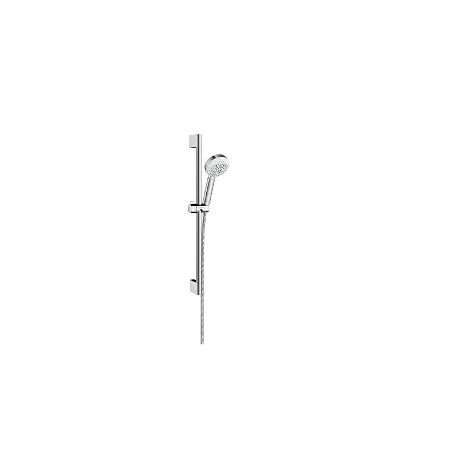 Hansgrohe Crometta 100 Zestaw prysznicowy Crometta 100 1jet 0,65 m biały/chrom