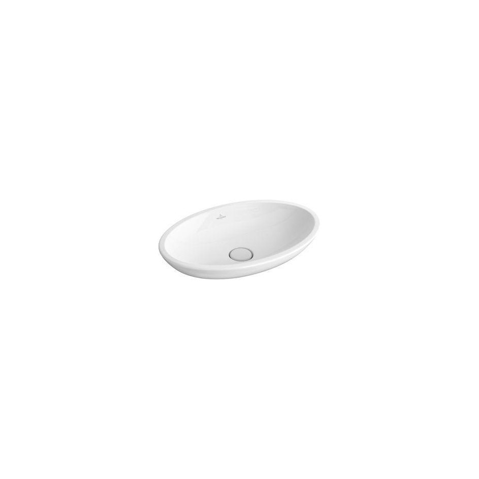 Villeroy & Boch Loop & Friends umywalka stojaca na blacie, 585 x 380 mm, Pergamon Ceramicplus - 357243_O1