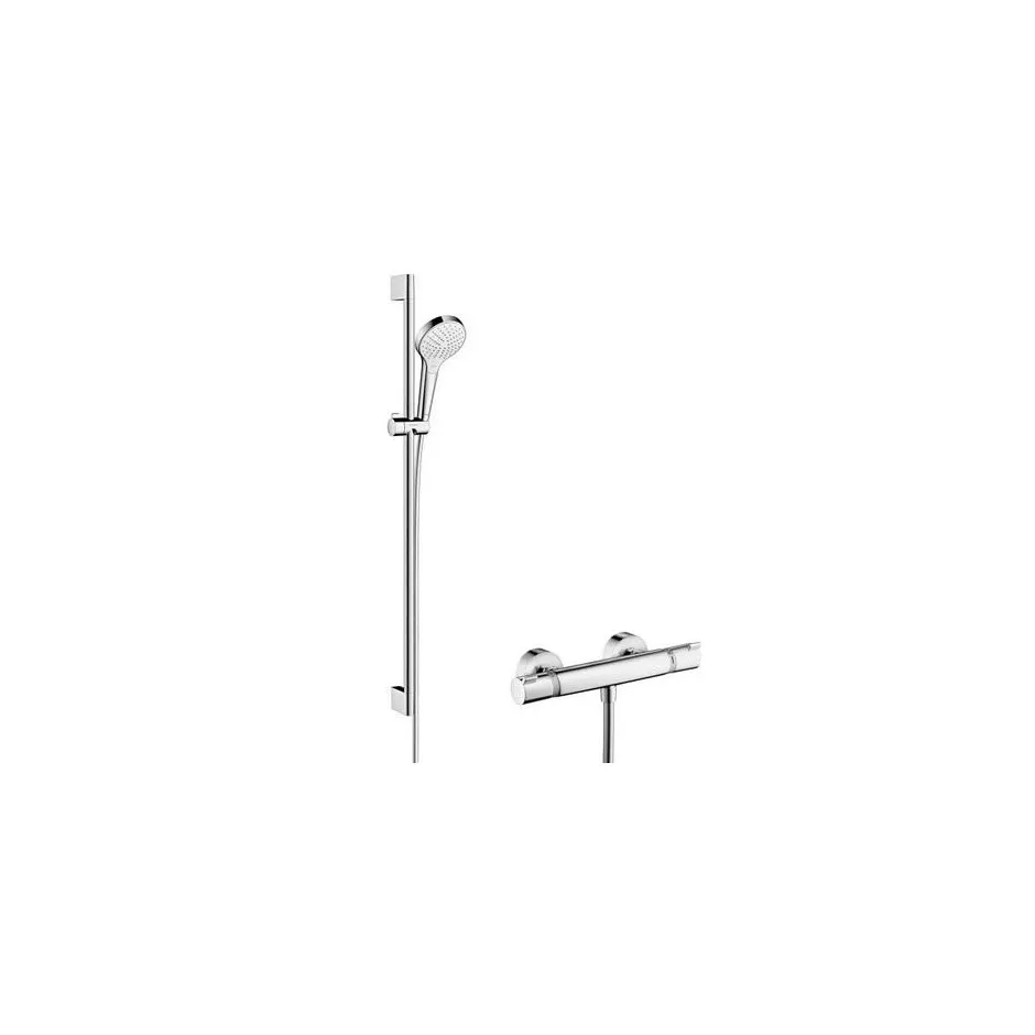 Hansgrohe Croma Select S Zestaw prysznicowy 90 cm biały/chrom