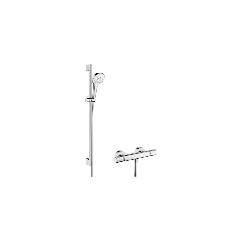 Hansgrohe Select E Zestaw prysznicowy Croma Select E Vario Combi 0 90 m biały/chrom
