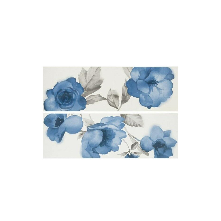 Marazzi Colourline Płytka dekor 22x66,2 White/blue