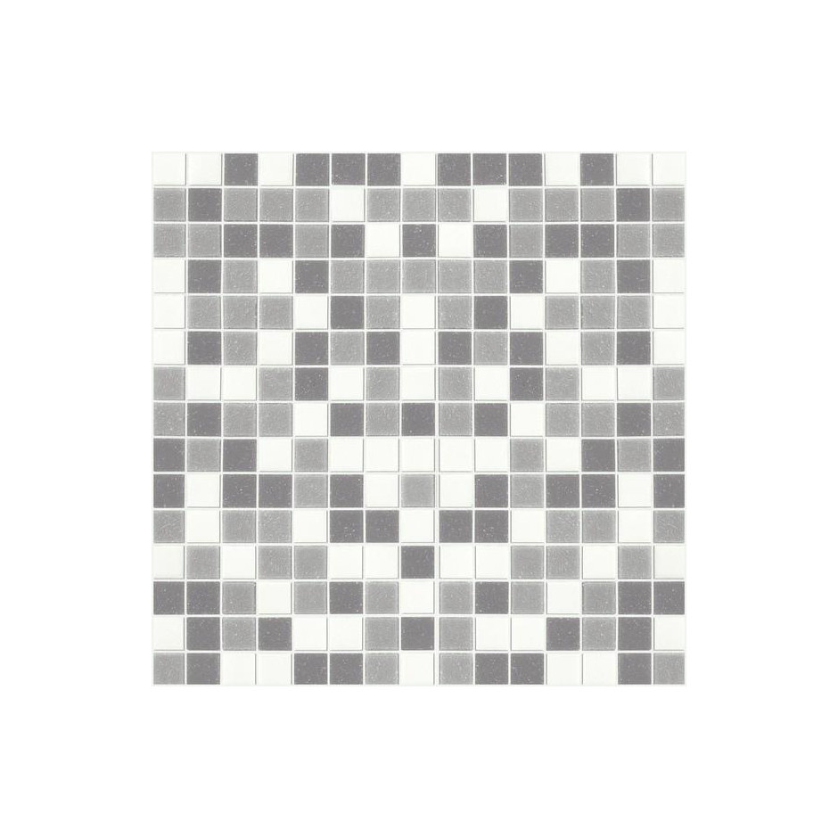 Marazzi SistemV- Glass mosaic Mozaika 32.7x32.7 Grigio Mix Carta