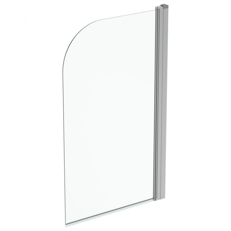 Ideal Standard Connect parawan nawannowy 80x140 cm, profil srebrny, szkło przeźroczyste