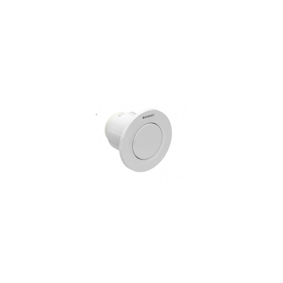 Geberit HyTouch pneumatyczny przycisk uruchamiający WC Typ 01, ręczny, podtynkowy, pojedynczy, biały
