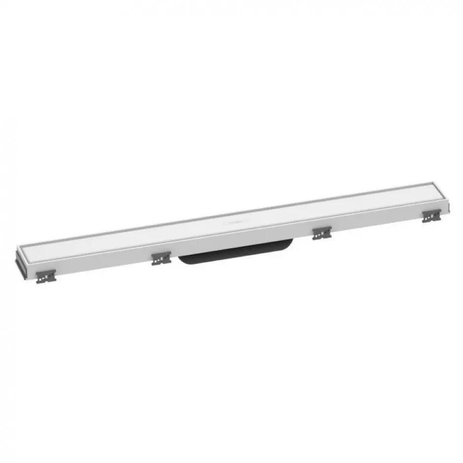 Hansgrohe RainDrain Match Element zewnętrzny odpływu ze stelażem o regulowanej wysokości 70 cm biały mat - 828884_O1