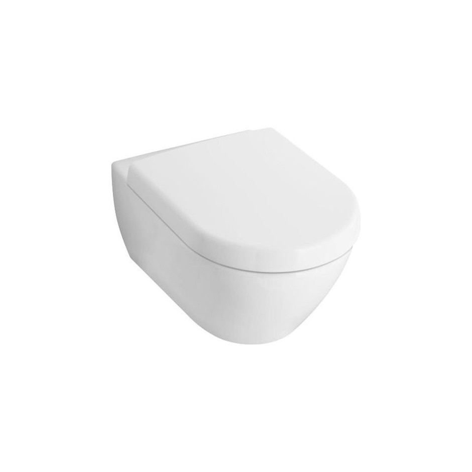 Villeroy & Boch Subway 2.0 miska WC wisząca krótka, 355x480mm, Star White Ceramicplus - 419014_O1