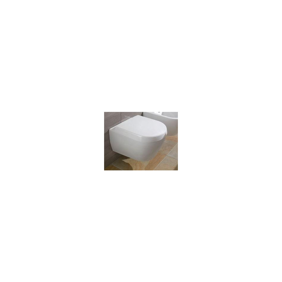 Villeroy & Boch Subway 2.0 miska WC wisząca krótka, 355x480mm, Pergamon Ceramicplus - 420008_O2