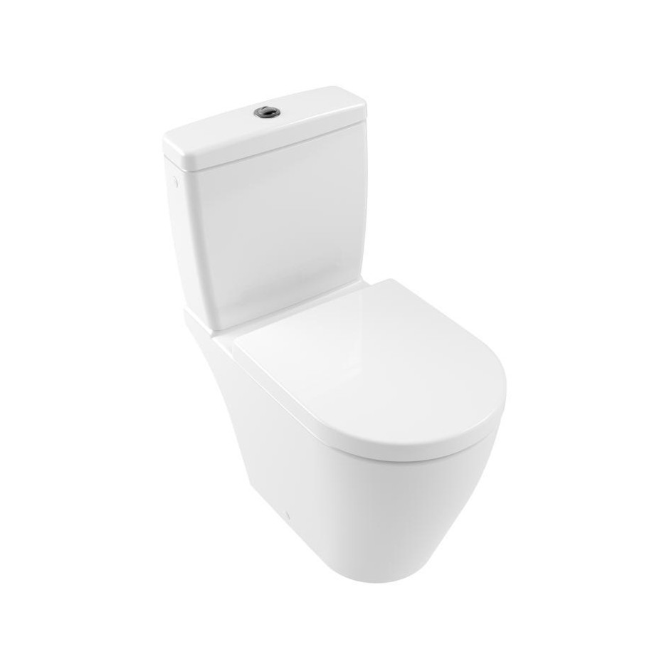Villeroy & Boch Avento Miska WC kompaktowa stojąca, odpływ poziomy 37x65,5 cm biały - 770440_O1