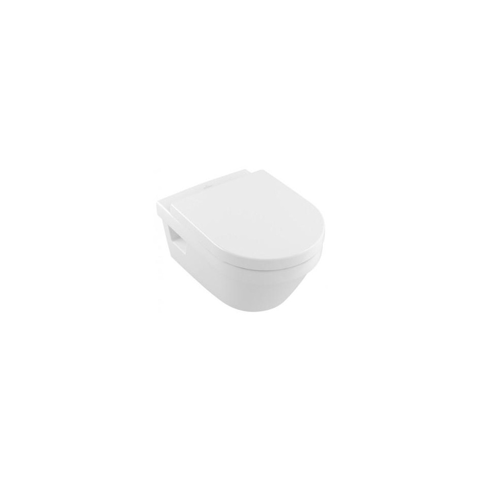 Villeroy & Boch Architectura miska WC wisząca bezrantowa, DirectFlush 370 x 530 mm Weiss Alpin AntiBac - 579992_O1