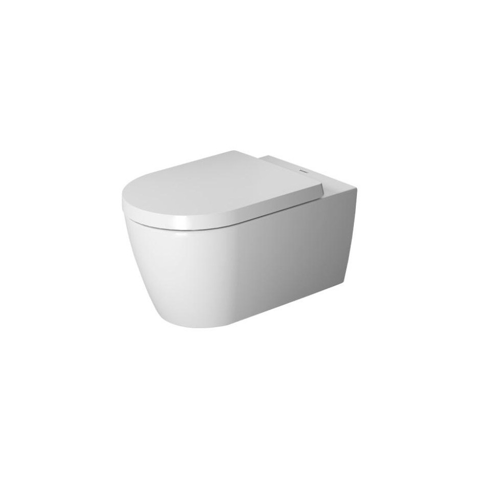 Duravit ME by Starck Miska WC wisząca 37x57 Rimless HygieneGlaze biała
