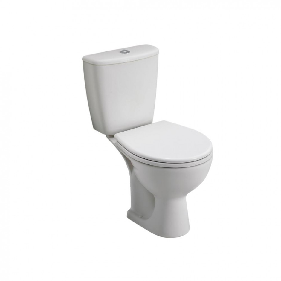 Koło Rekord kompletny kompakt WC, miska + zbiornik 3/6 l bez deski (K93205+K94004)